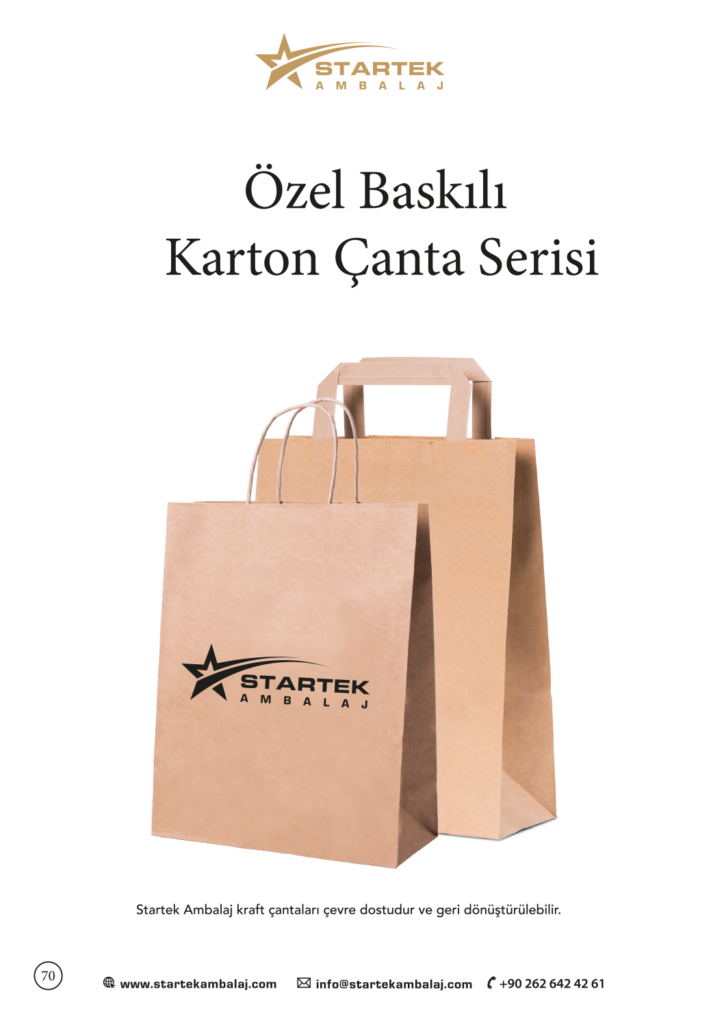 Özel Baskılı Karton Çanta Serisi